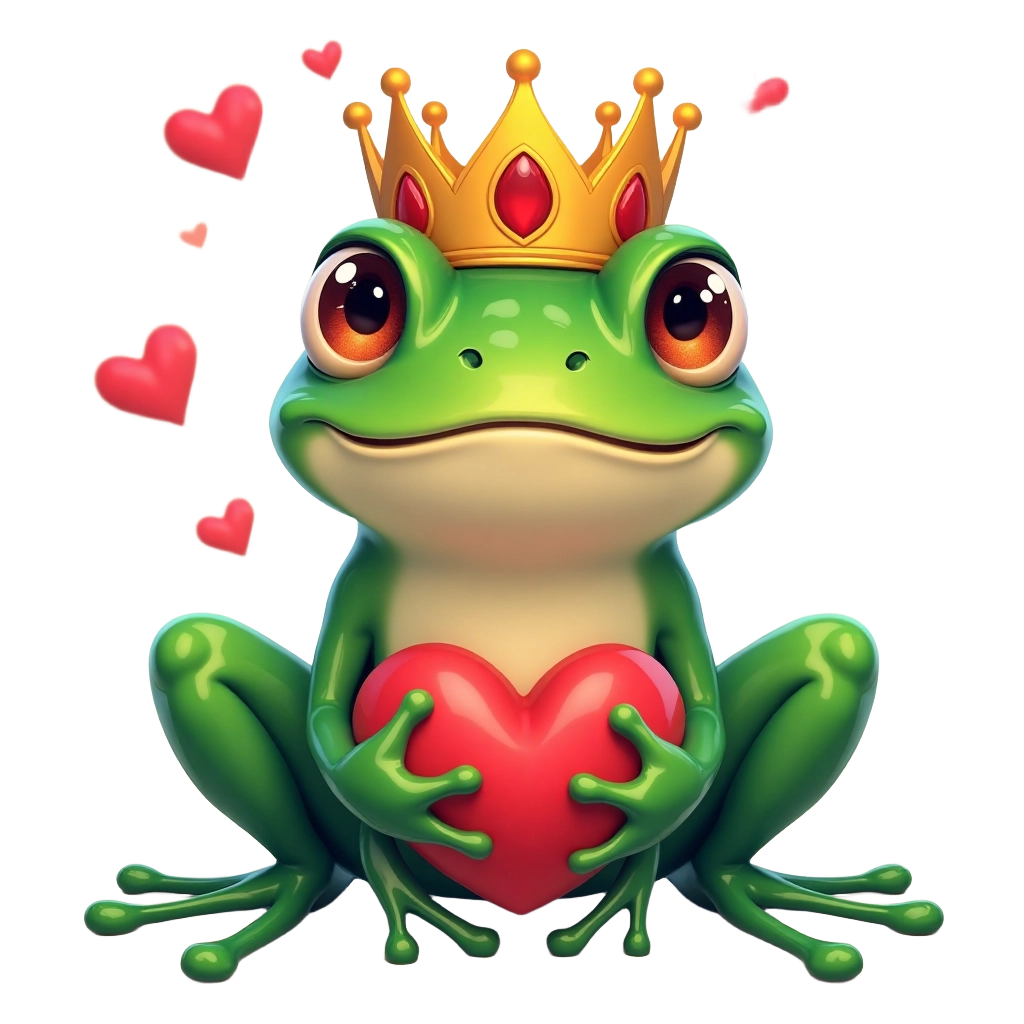 Frog Prince with Heart